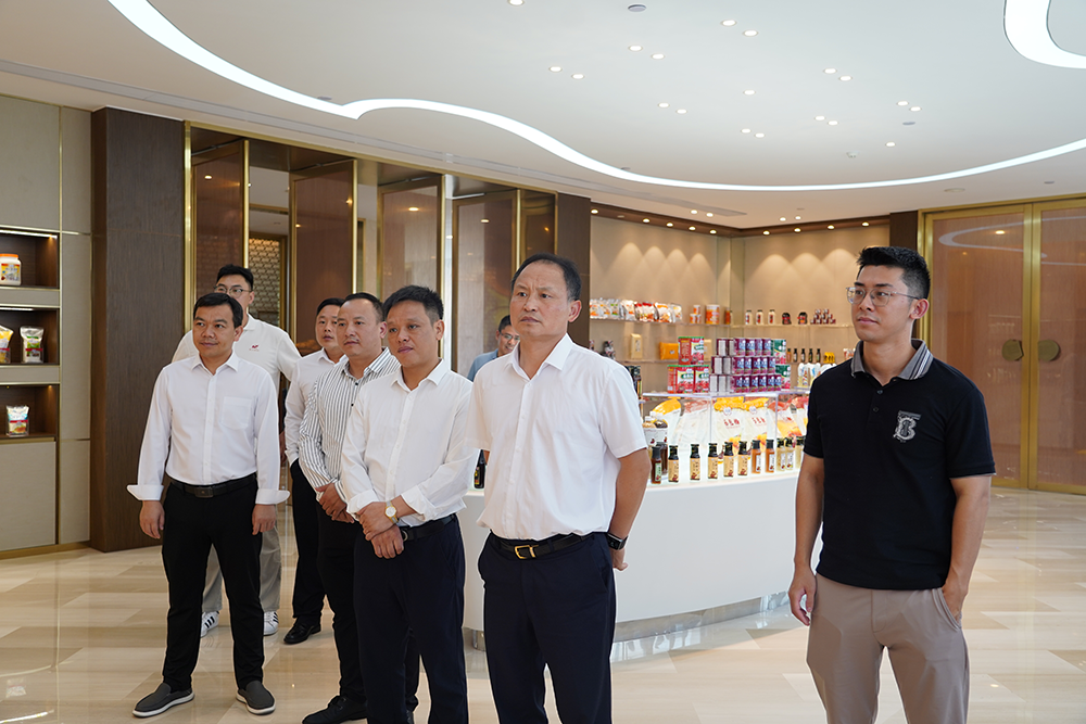 鷹潭市政府代表團蒞臨百利食品參觀調研